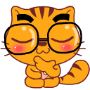 10 Cute little tiger emoji gifs free download