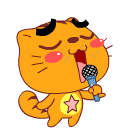 10 Cute little tiger emoji gifs free download