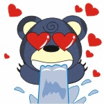 36 Lovely violent bear emoji gifs free download