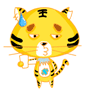 22 I am a small tiger BBS emoji download