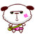 50 The cute and unbeatable panda emoji gifs free download