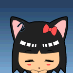 17 Lovely cat girl emoji gifs emoticons download