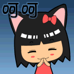 17 Lovely cat girl emoji gifs emoticons download