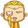 20 Funny monkeys Sun WuKong emoji gifs free download