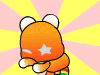 10 Orange bear emoji gif free emoticons download