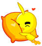 20 Super cute chick emoji gifs free download iPhone 8 Emoticons