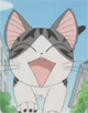 30 Cute cartoon cheese cat emoticons gif iPhone 8 emoji free download
