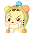 31 Super cute tiger baby emoji gifs free download
