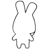 18 Rabbit Baby Dress Up Emoticons Gif iPhone Emoji Animoji