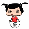 15 Curious little girl emoticons gif iPhone Emoji Animoji