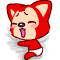 40 Cute cartoon small fox Ali emoticons gif iPhone 8 Emoticons Animoji