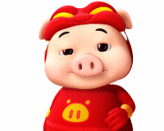 13 3D lovely Superman pig emoticons gif iPhone 8 Emoticons Animoji
