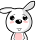 7 Melancholy of the rabbit emoticons gif iPhone Emoticons Animoji