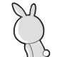 7 Melancholy of the rabbit emoticons gif iPhone Emoticons Animoji