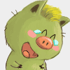 25 Funny green boar emoticons gif iPhone Emoticons Animoji