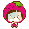 16 Beautiful strawberry girl emoticons gif iPhone Emoticons Animoji