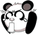 24 Simple and honest panda gif iPhone 8 Emoticons Animoji