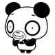 19 Cute funny panda emoticons gif Phone 8 Animoji