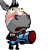 23 Crazy donkey Emoji gif iPhone Android Emoticons Animoji