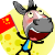 23 Crazy donkey Emoji gif iPhone Android Emoticons Animoji