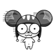 17 Big hat mice emoji gif iPhone Android Emoticons Animoji