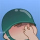 33 Super cute artillery boy Emoji Gif iPhone X Android Emoticons Animoji