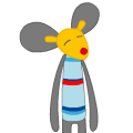 15P Cartoon Mice Emoji Gif iPhone X Android Emoticons Animoji