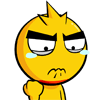 18 kid with yellow hair Emoji Gif iPhone 8 Android Emoticons Animoji