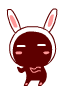 49 Rabbit long ear Emoji gif iPhone 8 Android Emoticons Animoji