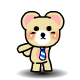 17 Cute working bear gif Android Emoticons Animoji