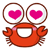 18 Crab emoji gif iPhone 8 Android Emoticons Animoji