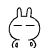 12 Crazy rabbit emoticons gif Android free download Animoji