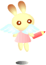 11 Angel rabbit download emoji iPhone Android Emoticons Animoji