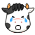 11 Cartoon cow head Download emoji iPhone Android Emoticons Animoji