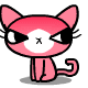 10 Pink wacky cat Download emoji iPhone Android Emoticons Animoji
