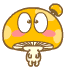 10 The mushroom head (Gif Emoji free download) Emoji iPhone Android Emoticons Animoji