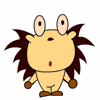 28 Crazy hedgehog Emoticon(Gif Emoji free download) Emoji iPhone Android Emoticons Animoji