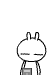 38 The rabbit Emoticon(Gif Emoji free download) Emoji iPhone Android Emoticons Animoji