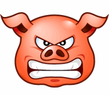 15 MR Pig Emoticon Gifs free download iPhone Android Emoticons Animoji