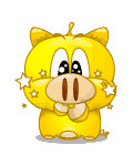 31 Cartoon characters of yellow pig Emoticon Gifs free download iPhone Android Emoticons Animoji
