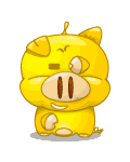 31 Cartoon characters of yellow pig Emoticon Gifs free download iPhone Android Emoticons Animoji