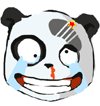 17 Lovely cartoon panda Emoticon Gifs free download iPhone Android Emoticons Animoji