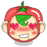 12 Tomato doll Emoticon Gifs free download iPhone Android Emoticons Animoji