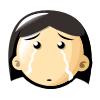 10 Girl cartoon portraits Emoji free download(Emoticon Gifs) iPhone Android Emoticons Animoji