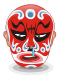 23 Chinese Peking Opera Masks emoticon(Emoji free download) iPhone Android Emoticons Animoji