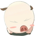 17 Cute little pig-Emoji free download iPhone Android Emoticons Animoji