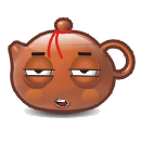 30 Cartoon version of the teapot-Emoji free download(Emoticon Gifs) iPhone Android Emoticons Animoji