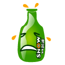 11 Cartoon beer bottles-Emoji free download(Emoticon Gif) iPhone Android Emoticons Animoji