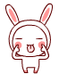 36 Small rabbit Emoticon Download-Gifs iPhone Android Emoticons Animoji
