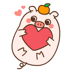 24 The cute pig chat emoticons on WeChat are downloaded free of charge